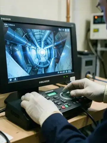 CCTV カメラ調査の作業